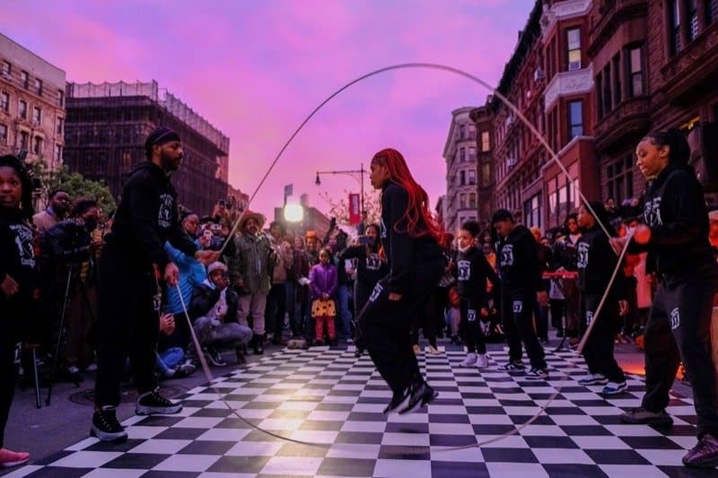 Double Dutch at Playback’s Street Party on Lafayette Avenue