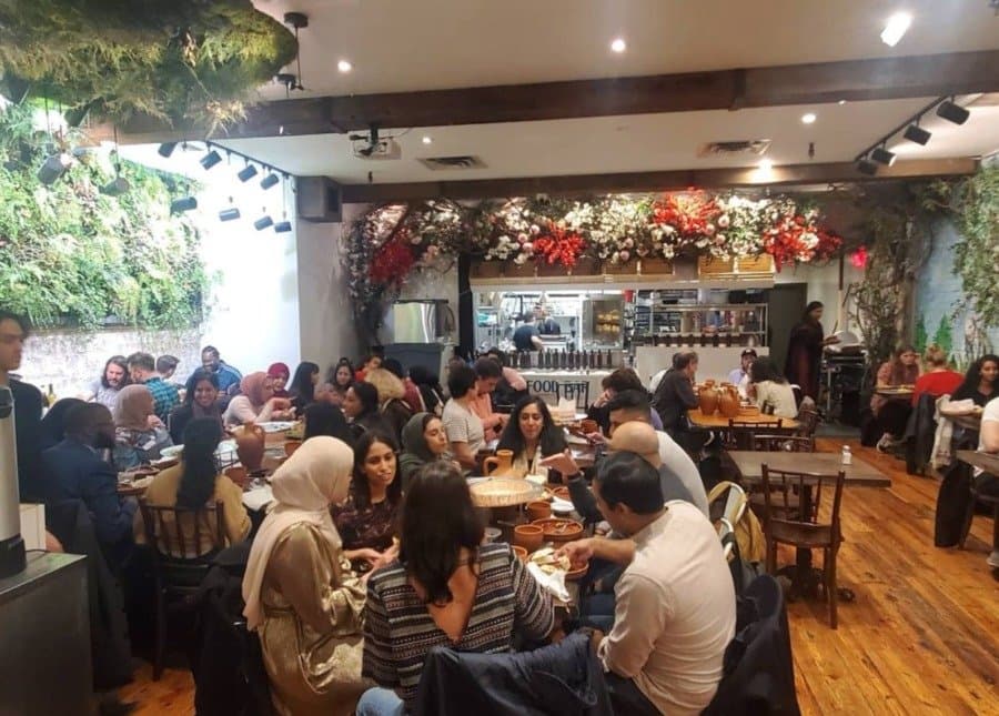 Al Badawi, a Palestinian restaurant on Atlantic Avenue in Brooklyn Heights