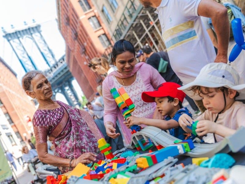 So much fun at the DUMBO Family Games kick-off party 5/11/25