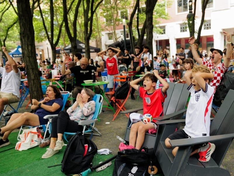 So much fun at the Kids Soccer Village & World Cup Watch Party in Downtown Brooklyn 6/17/26