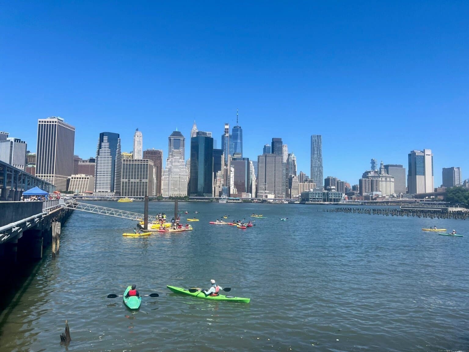 Free kayaking in Brooklyn 2026